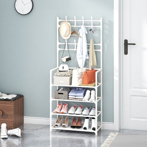 Coat hat stand - 8, hooks