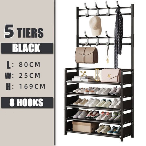 Hallway coat rack shoe - shoe, storage