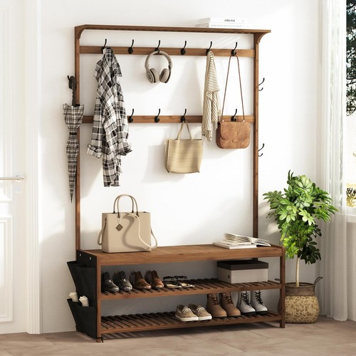 Coat rack shoe bench - bench, 6