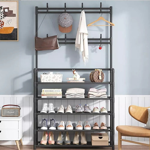 Coat and hat - coat, hooks