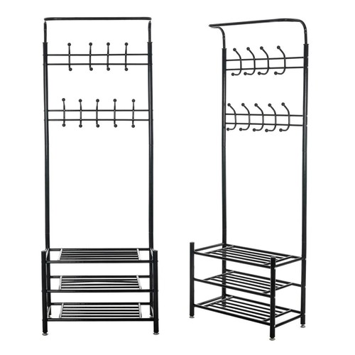 Metal coat rack stand with - coat, 18